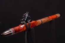 Cochen Rosewood Burl Native American Flute, Minor, Mid B-4, #G16J